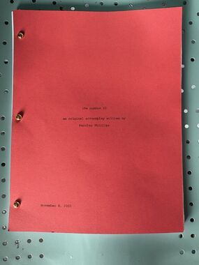The Number 23 Original Screenplay Script Fernley Phillips 2002 Film Draft